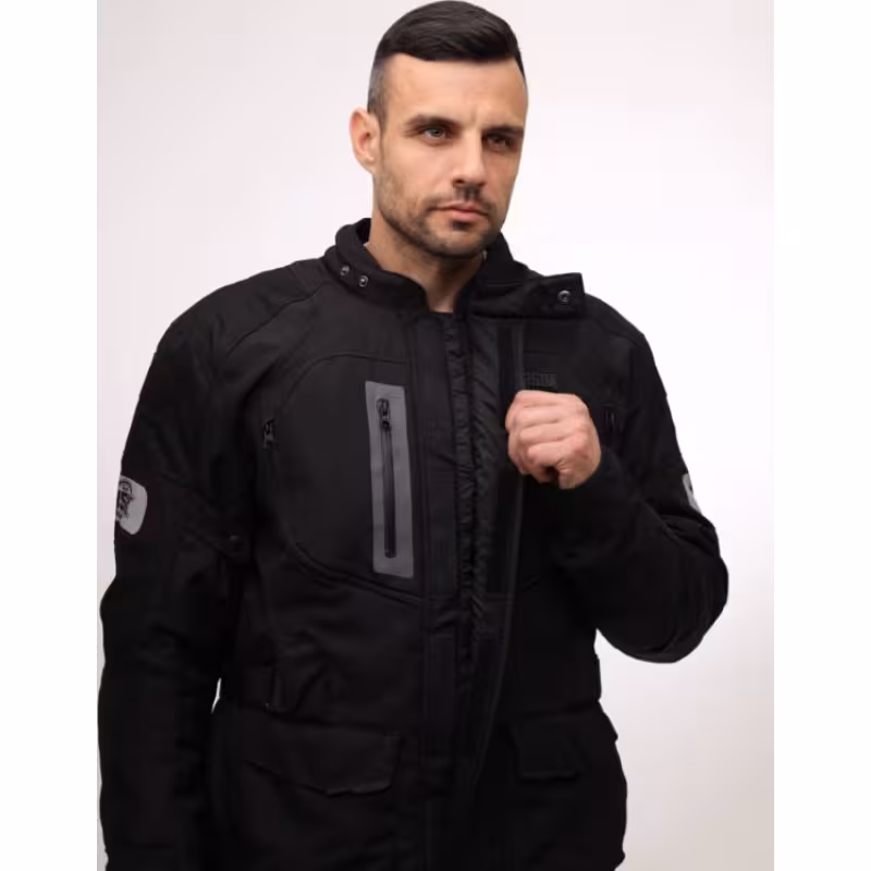 Мотокуртка мужская RSX Fusion Touring Jacket, черный, размер 2XL