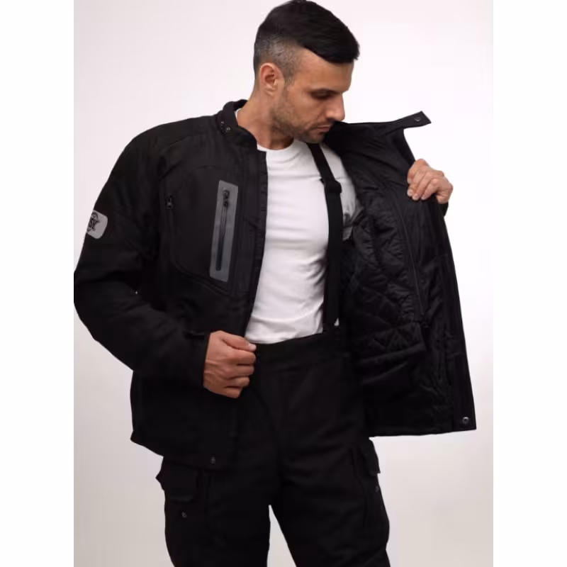 Мотокуртка мужская RSX Fusion Touring Jacket, черный, размер 2XL