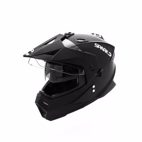 Мотошлем Sparx Matador JK802, черный матовый, размер M