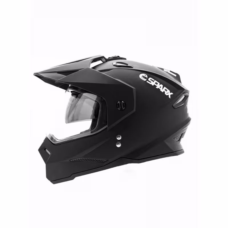 Мотошлем Sparx Matador JK802, черный матовый, размер M