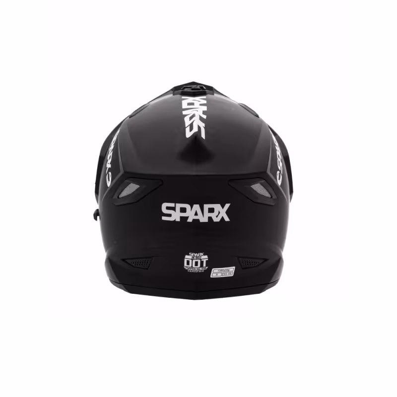 Мотошлем Sparx Matador JK802, черный матовый, размер M