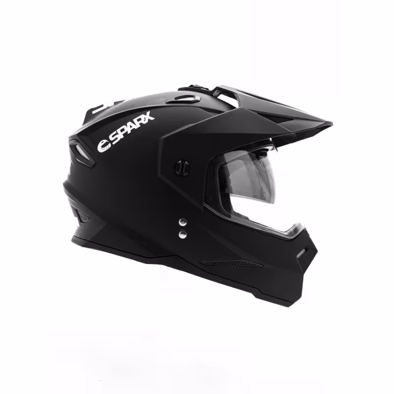 Мотошлем Sparx Matador JK802, черный матовый, размер M
