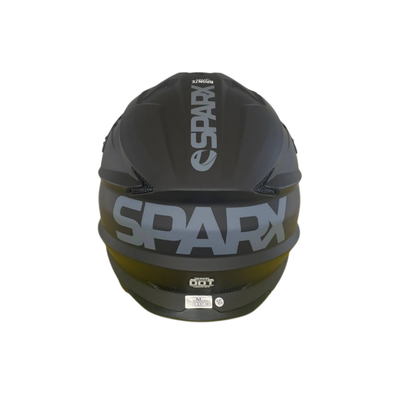 Мотошлем Sparx Fenix JK6803, черный матовый, размер М