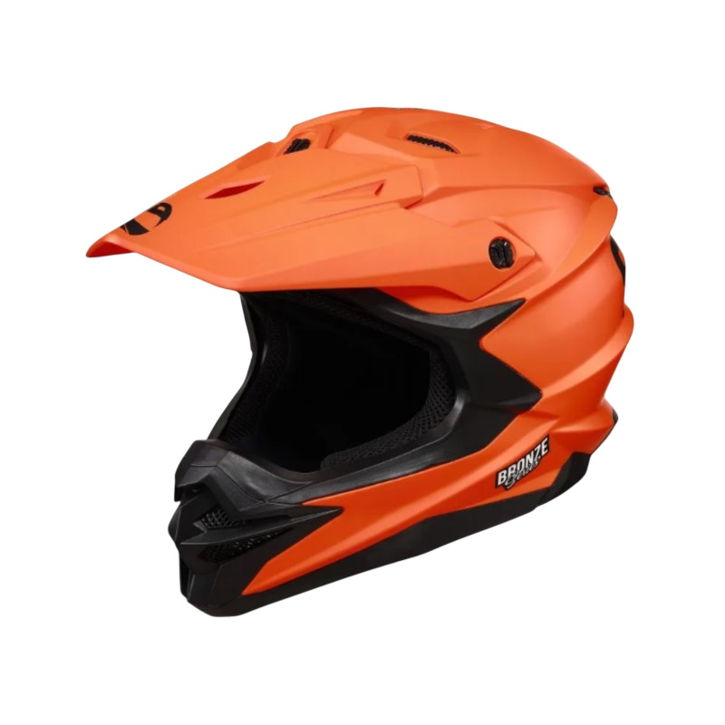 Мотошлем Sparx Fenix JK6803, оранжевый матовый, размер S