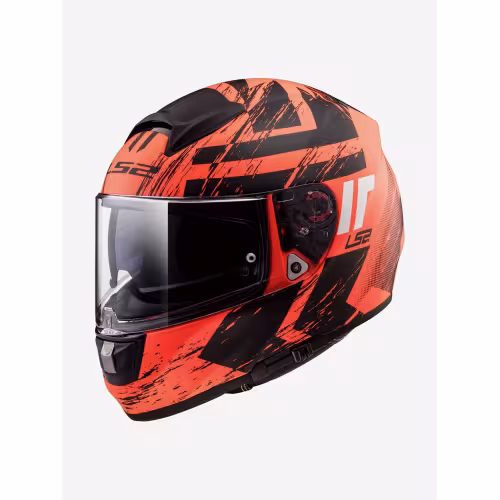 Мотошлем RSX Vector, черный/оранжевый, размер L