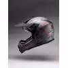 Мотошлем детский Sparx Jet Graffity WS-905, серый/оранжевый матовый, размер YS