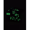 Мотошлем детский Sparx Jet Graffity WS-905, серый/оранжевый матовый, размер YS