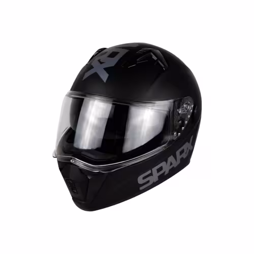Мотошлем Sparx Meteor JK320, черный матовый, размер L