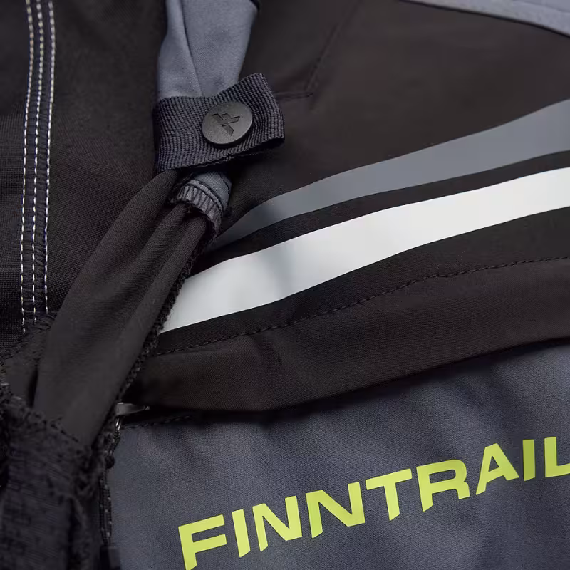 Мотокуртка мужская Finntrail Enduro 1308 Графит с желтым (GraphiteYellow), Софтшелл (Softshell), размер M, 170-180 см
