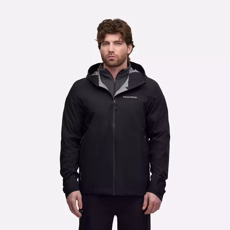 Куртка мужская Finntrail Outdoor 1309 графит (Graphite), Hard-Tex, размер 44-46 (S), 165-175 см