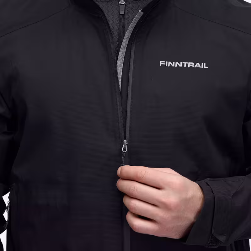 Куртка мужская Finntrail Outdoor 1309 графит (Graphite), Hard-Tex, размер 44-46 (S), 165-175 см