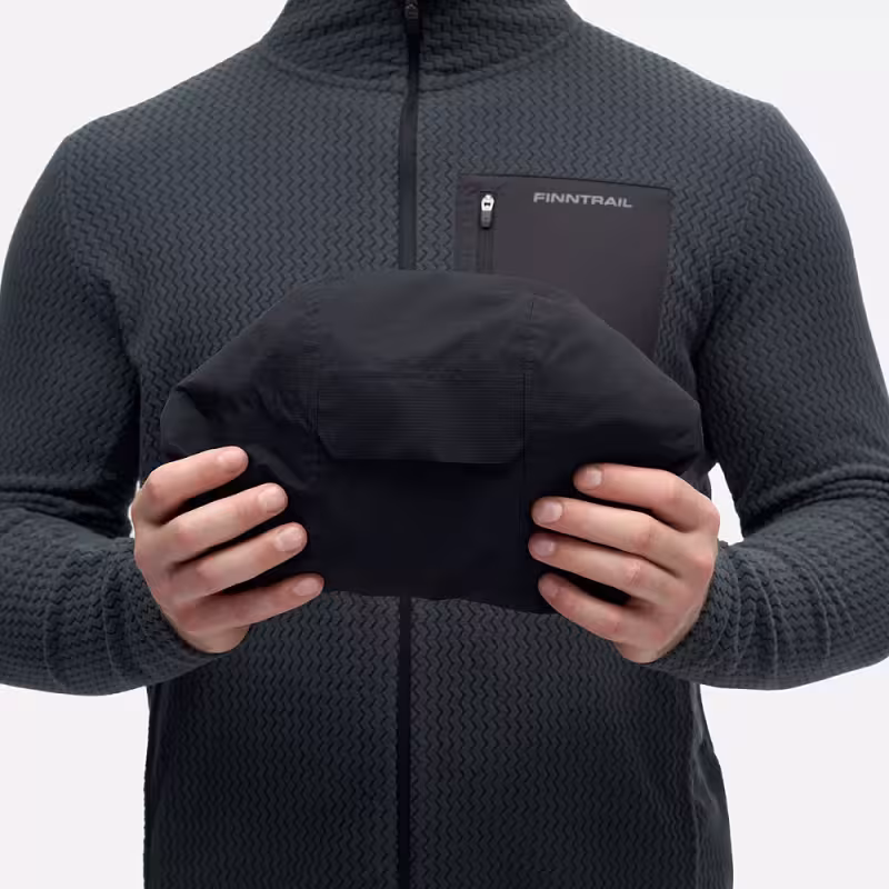 Куртка мужская Finntrail Outdoor 1309 графит (Graphite), Hard-Tex, размер 44-46 (S), 165-175 см