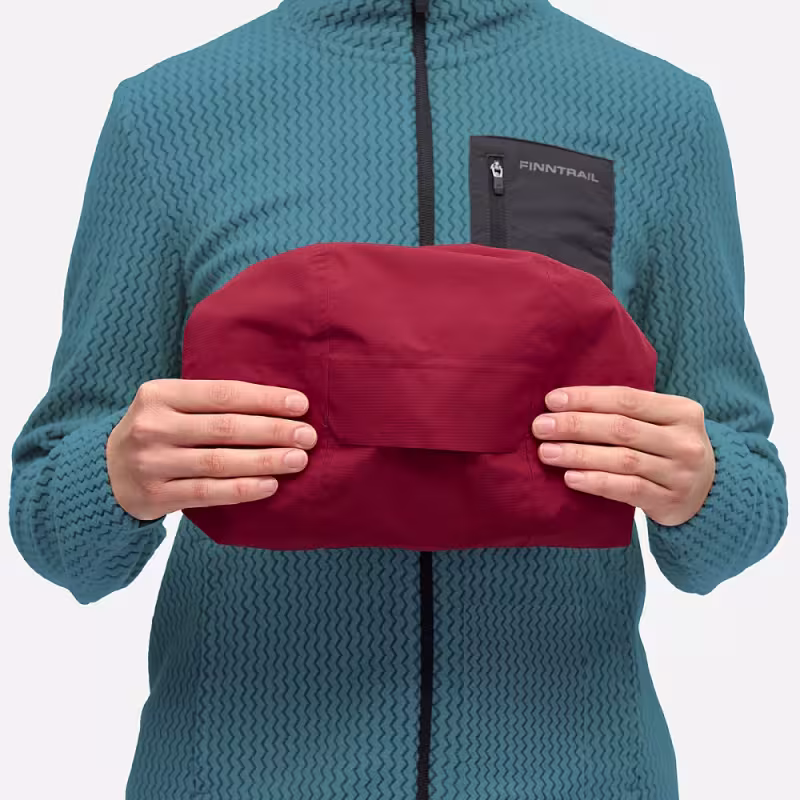 Куртка женская Finntrail Outdoor W 1311 Бордовый (DarkRed), Хард-Текс (Hard-Tex), размер S, 160-170 см