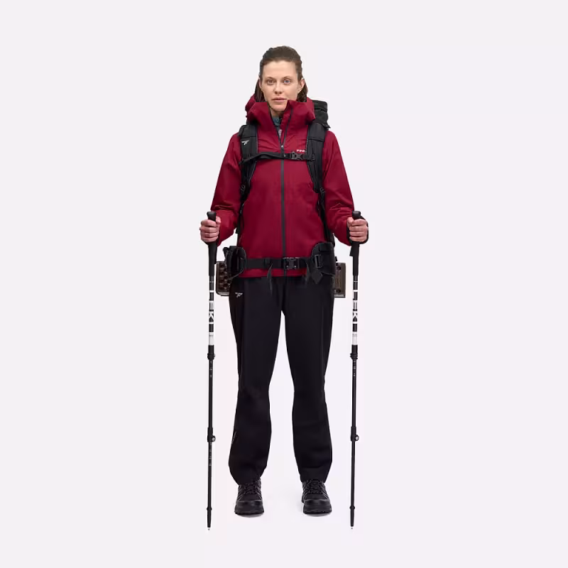 Куртка женская Finntrail Outdoor W 1311 Бордовый (DarkRed), Хард-Текс (Hard-Tex), размер S, 160-170 см