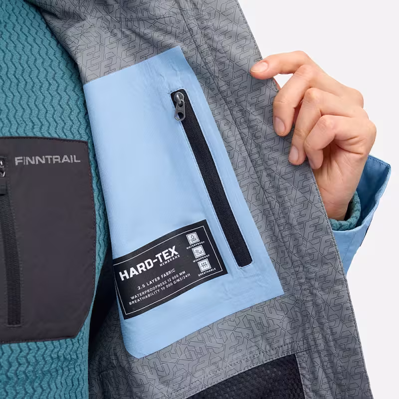 Куртка женская Finntrail Outdoor W 1311 Светло-голубой (LightBlue), Хард-Текс (Hard-Tex), размер L, 170-180 см