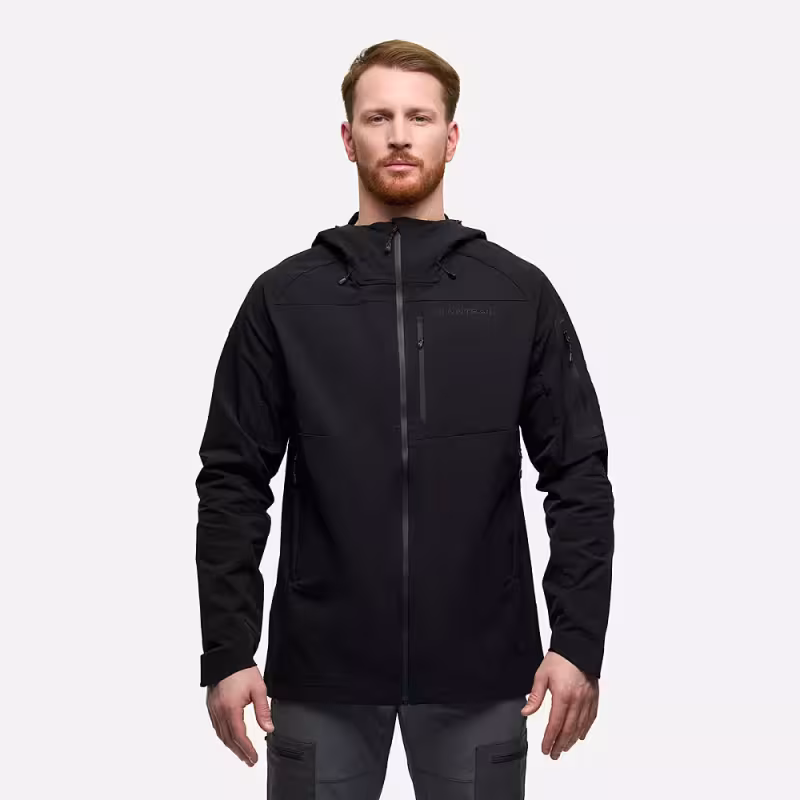 Куртка мужская Finntrail Stretchshell 1317 графит (Graphite), Софтшелл (Softshell), размер 54-56 (XL), 180-190 см
