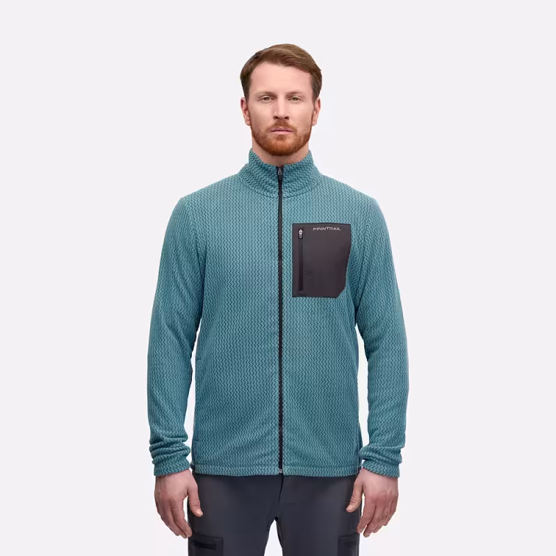 Куртка мужская Finntrail Flow 1213 Синий (Blue), флис, размер M, 170-180 см