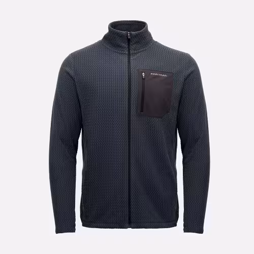 Куртка мужская Finntrail Flow 1213 Темно-серый (DarkGrey), флис, размер XL, 180-190 см