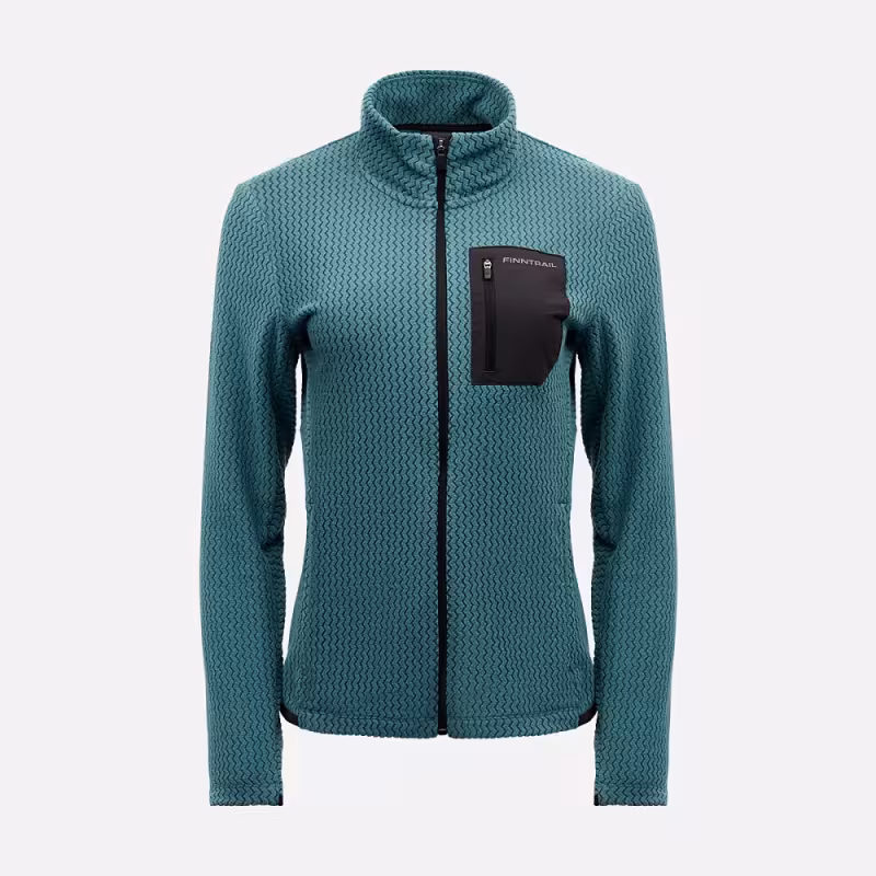 Куртка женская Finntrail Flow W 1239 Синий (Blue), флис, размер S, 160-170 см