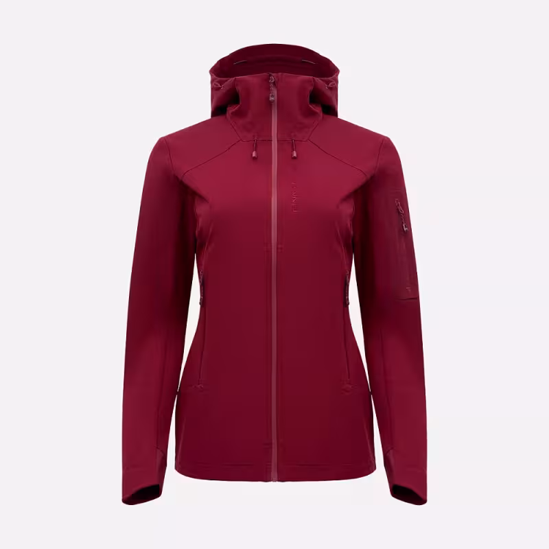 Куртка женская Finntrail StretchShell W 1329 Бордовый (DarkRed), Софтшелл (Softshell), размер L, 170-180 см