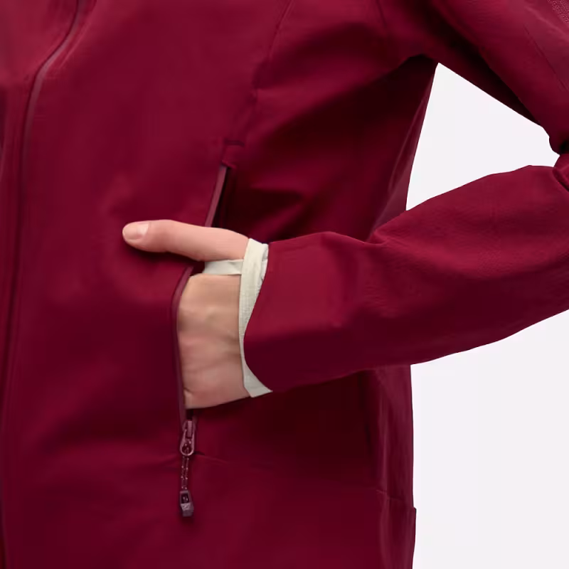 Куртка женская Finntrail StretchShell W 1329 Бордовый (DarkRed), Софтшелл (Softshell), размер L, 170-180 см