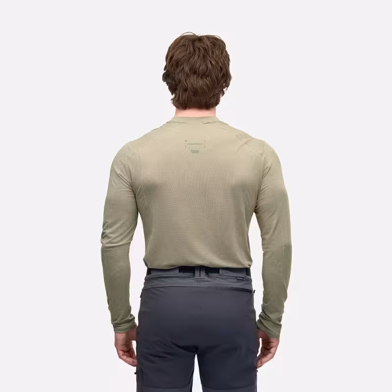 Лонгслив мужской Finntrail Liberty 1214 оливковый (Olive), полиэстер, размер 50-52 (L), 175-185 см