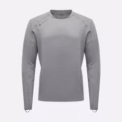 Лонгслив мужской Finntrail Liberty 1214 серый (Grey), полиэстер, размер 50-52 (L), 175-185 см