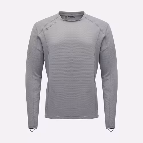 Лонгслив мужской Finntrail Liberty 1214 серый (Grey), полиэстер, размер 44-46 (S), 165-175 см