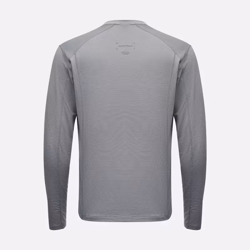 Лонгслив мужской Finntrail Liberty 1214 серый (Grey), полиэстер, размер 44-46 (S), 165-175 см
