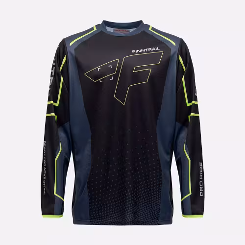 Джерси мужское Finntrail Graviton 1227 Черный (Black), ДАБЛ-Ю-АР (DWR), размер M, 170-180 см