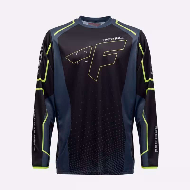 Джерси мужское Finntrail Graviton 1227 Черный (Black), ДАБЛ-Ю-АР (DWR), размер M, 170-180 см