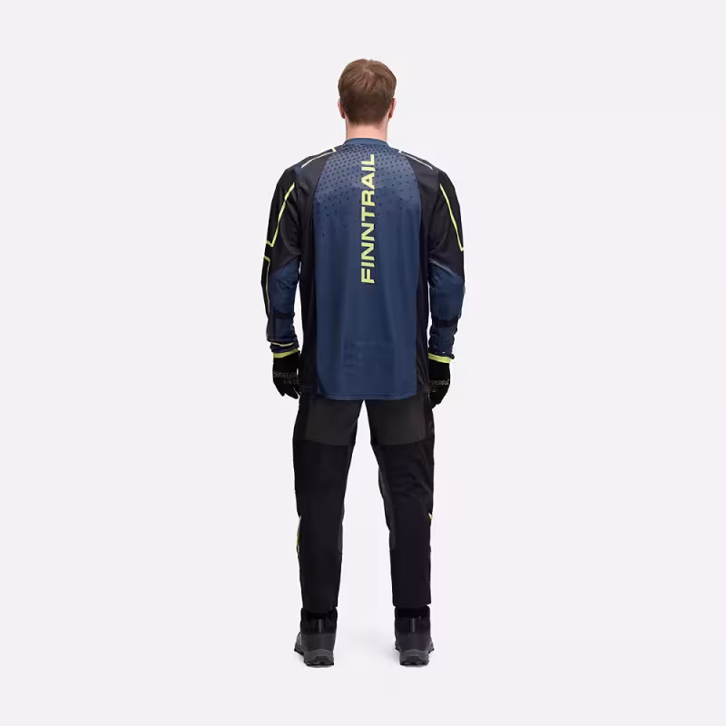 Джерси мужское Finntrail Graviton 1227 Черный (Black), ДАБЛ-Ю-АР (DWR), размер M, 170-180 см