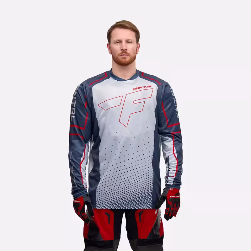 Джерси мужское Finntrail Graviton 1227 Серый (Grey), ДАБЛ-Ю-АР (DWR), размер XXXL, 190-200 см