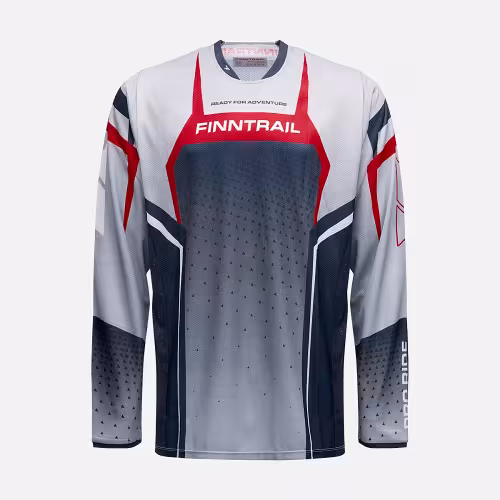 Джерси мужское Finntrail Atom 1226 Серый (Grey), ДАБЛ-Ю-АР (DWR), размер XL, 180-190 см