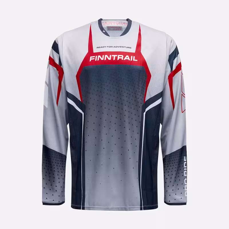 Джерси мужское Finntrail Atom 1226 Серый (Grey), ДАБЛ-Ю-АР (DWR), размер XL, 180-190 см