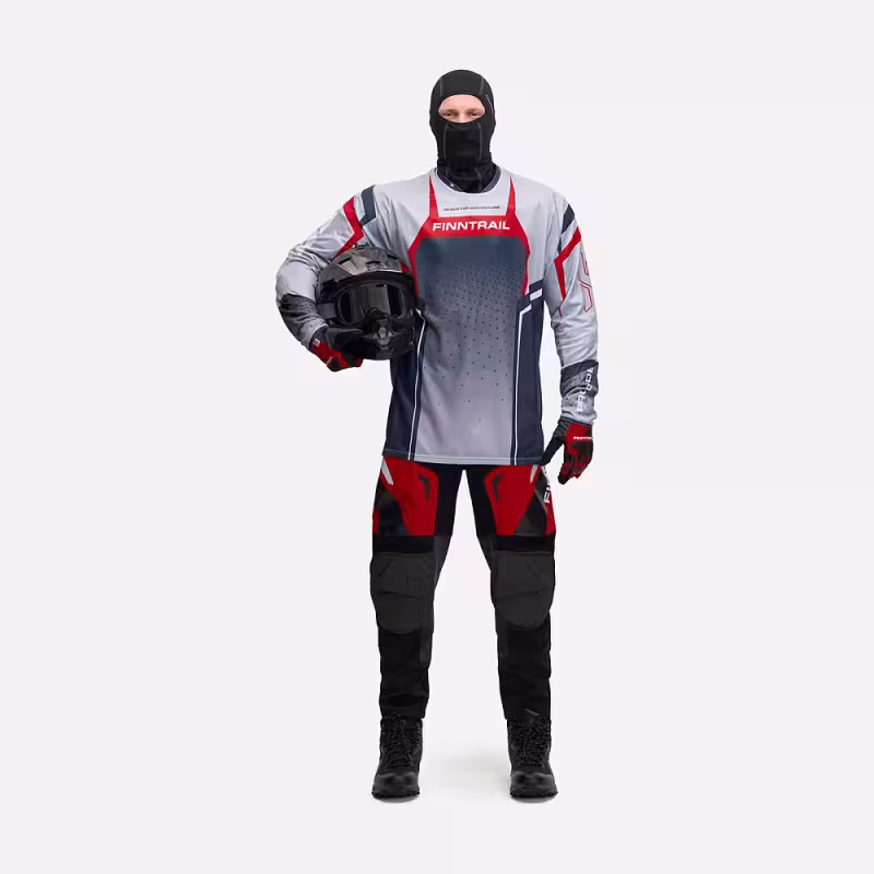 Джерси мужское Finntrail Atom 1226 Серый (Grey), ДАБЛ-Ю-АР (DWR), размер XL, 180-190 см