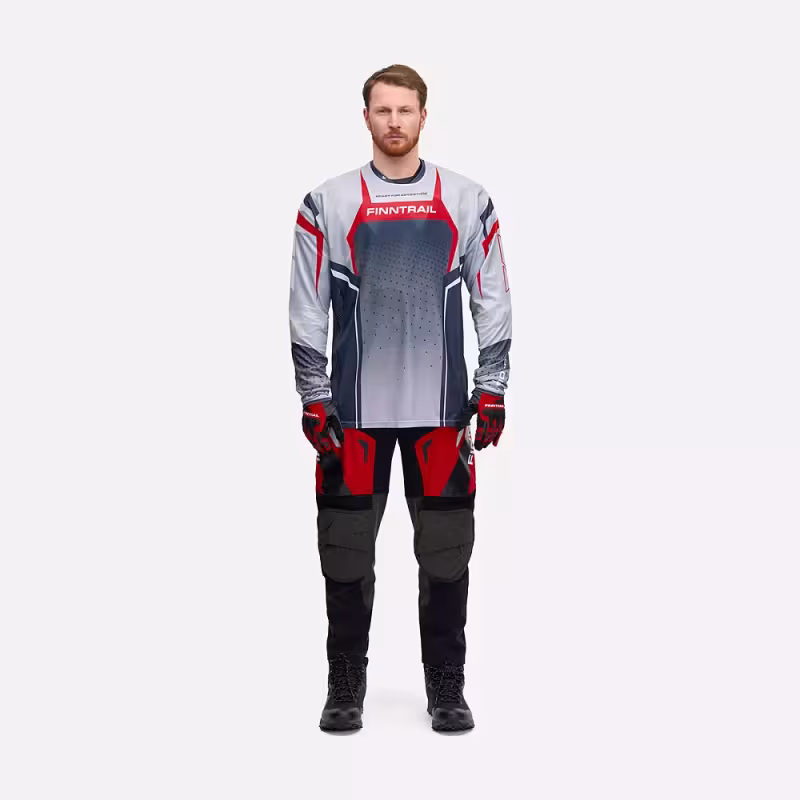 Джерси мужское Finntrail Atom 1226 Серый (Grey), ДАБЛ-Ю-АР (DWR), размер XL, 180-190 см