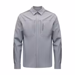 Рубашка мужская Finntrail Breeze 1212 Серый (Grey), Рипстоп (Ripstop), размер S, 165-175 см