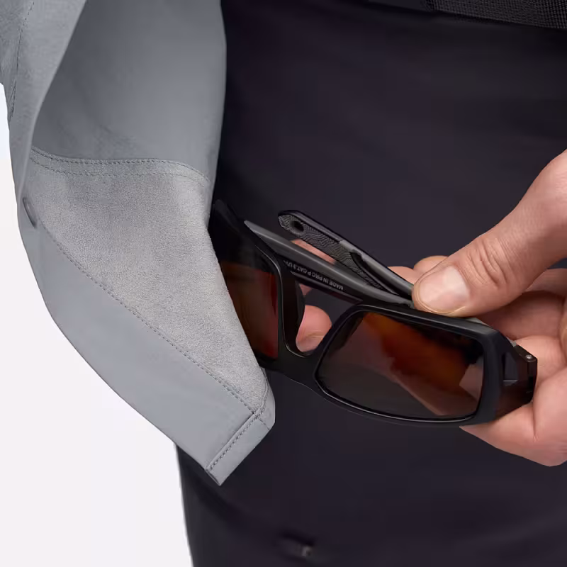 Рубашка мужская Finntrail Breeze 1212 Серый (Grey), Рипстоп (Ripstop), размер M, 170-180 см