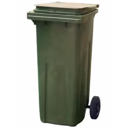 Контейнер мусорный Тара 07309, 120 л, зеленый
