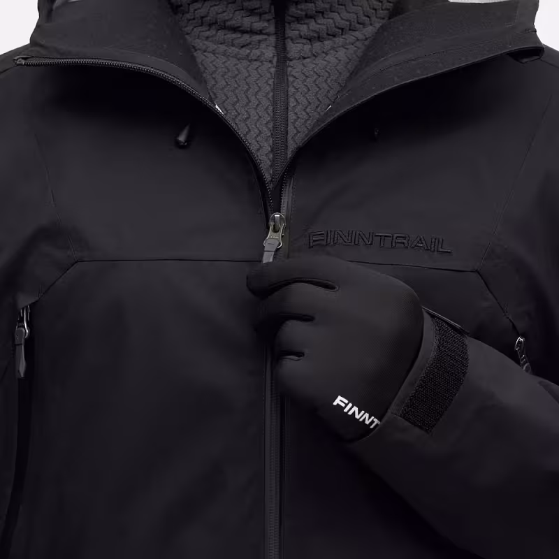 Куртка мужская Finntrail Thunder 1304 Графит (Graphite), Торай (Toray) Dermizax, размер L, 175-185 см