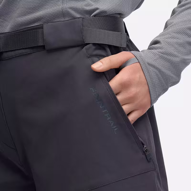 Шорты женские Finntrail Wave W 1240 Средне-серый (MiddleGrey) Рипстоп (Ripstop), размер S, 160-170 см