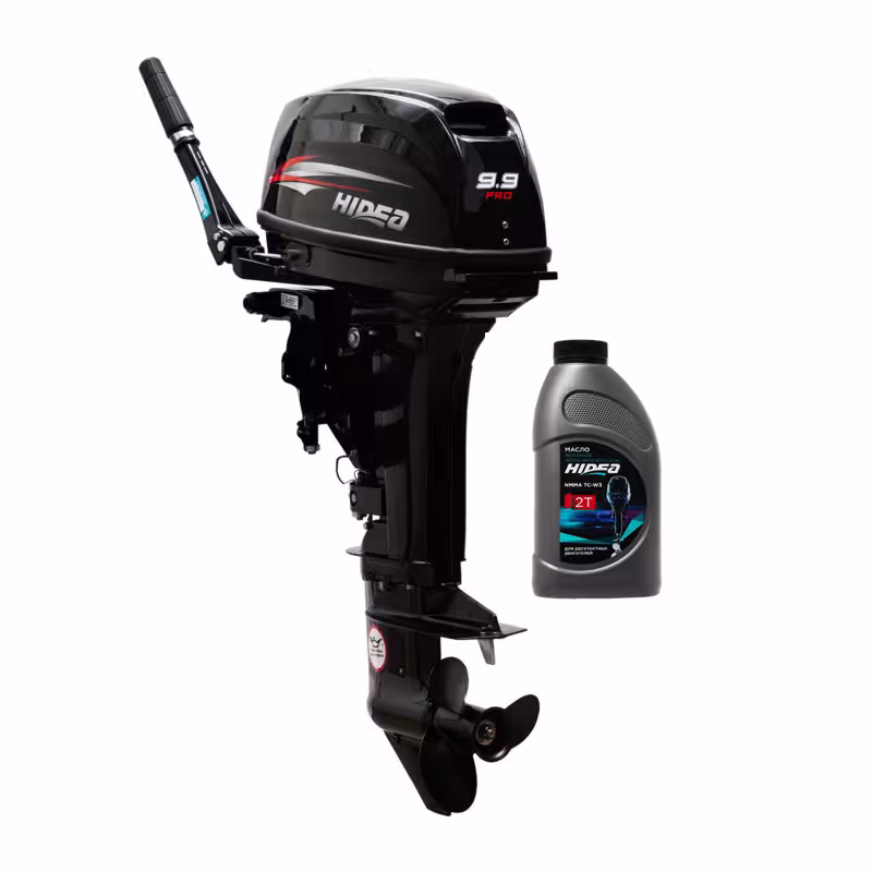 Лодочный мотор 2-тактный Hidea HD 9.9FHL PRO, 20 л.с.