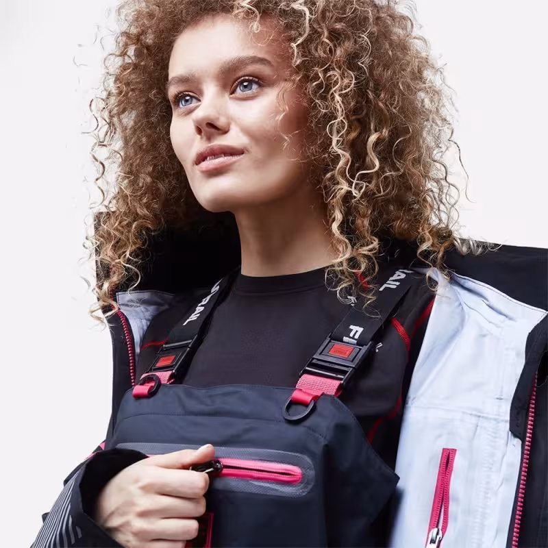 Полукомбинезон-вейдерсы женский Finntrail Rachel 1520 Графит (Graphite), Hard-Tex, размер XXL/40, 170-180 см