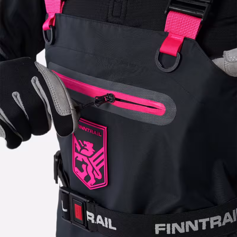 Полукомбинезон-вейдерсы женский Finntrail Rachel 1520 Графит (Graphite), Hard-Tex, размер XXL/40, 170-180 см