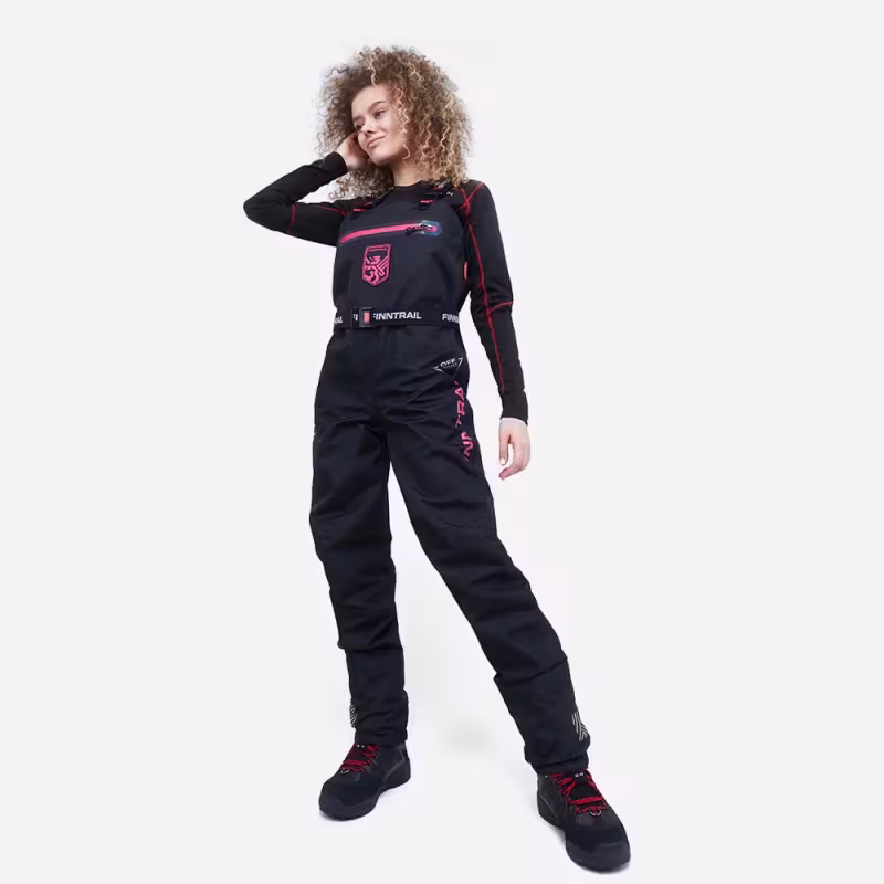 Полукомбинезон-вейдерсы женский Finntrail Rachel 1520 Графит (Graphite), Hard-Tex, размер XXL/40, 170-180 см