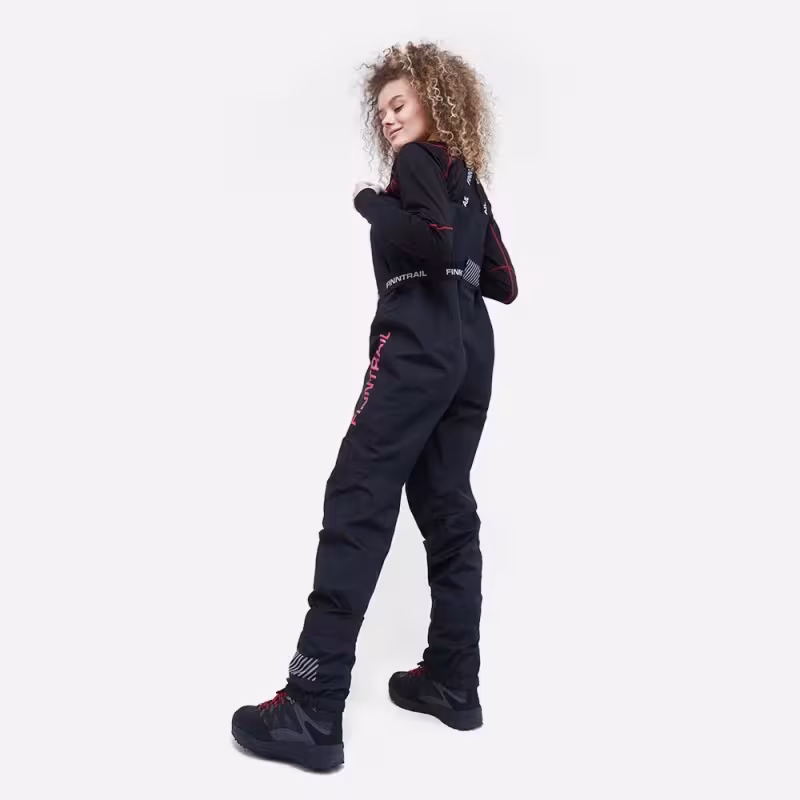Полукомбинезон-вейдерсы женский Finntrail Rachel 1520 Графит (Graphite), Hard-Tex, размер XXL/40, 170-180 см