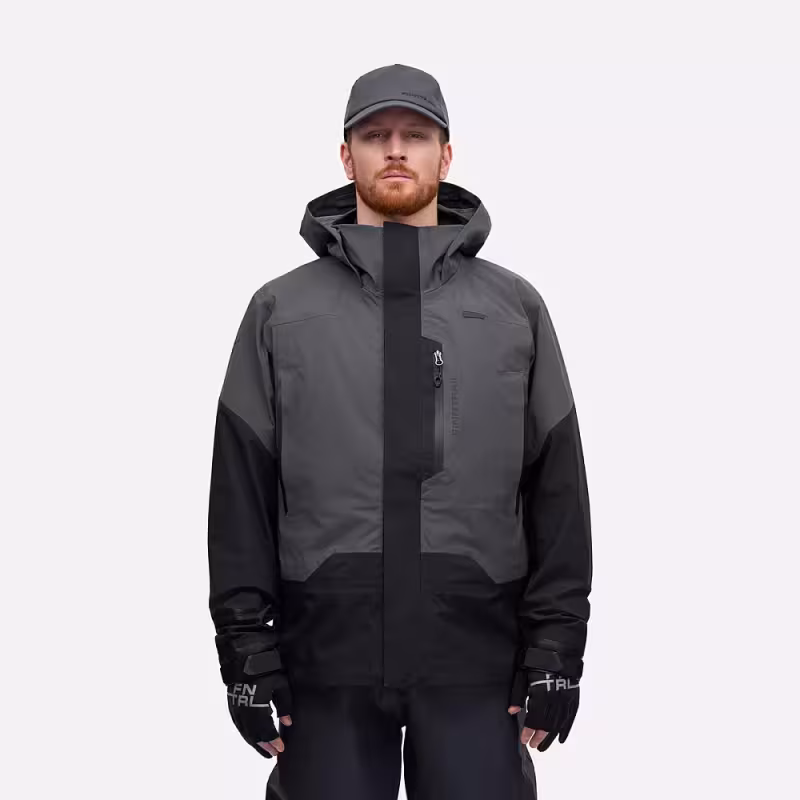 Куртка мужская Finntrail Wademan 1327 Темно-серый (DarkGrey), Хард-Текс (Hard-Tex), размер L, 175-185 см