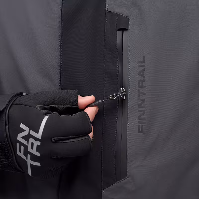 Куртка мужская Finntrail Wademan 1327 Темно-серый (DarkGrey), Хард-Текс (Hard-Tex), размер L, 175-185 см