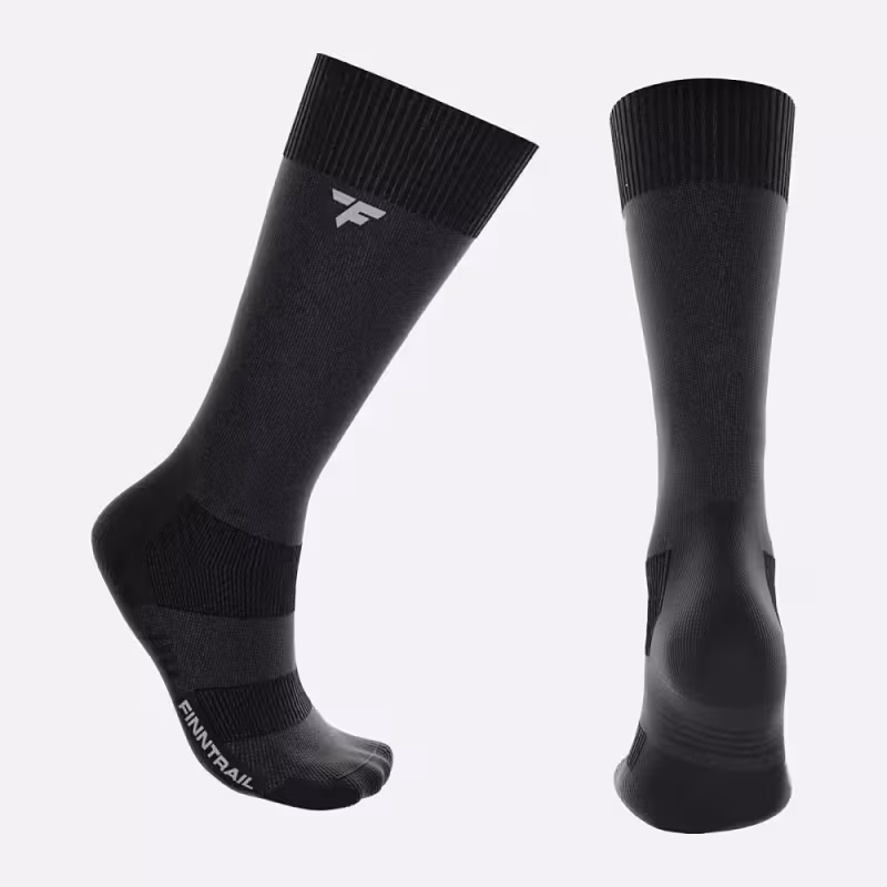 Термоноски Finntrail Merino Light 3214 Темно-серый (DarkGrey), размер 36-39